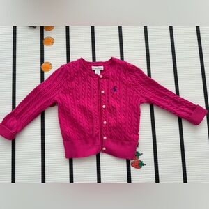 Ralph Lauren kids mini-Cable cotton cardigan